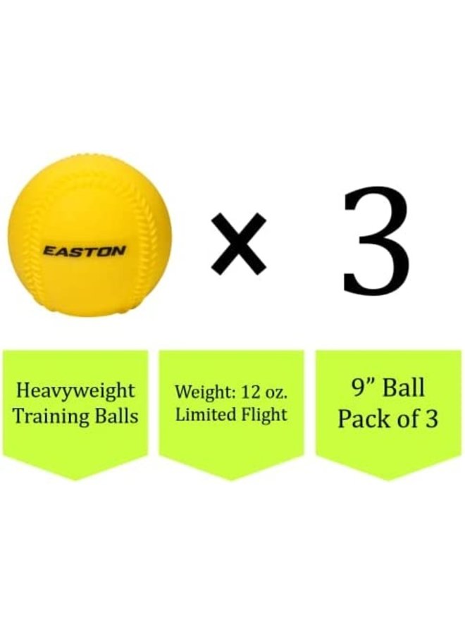 EASTON HEAVYWEIGHT TRAINING BALL 3PK