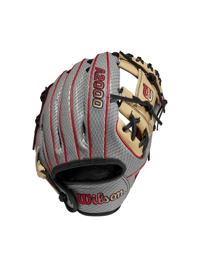 2023 WILSON A2000 PEDROIA FIT PF88 W/SUPERSKIN (IF) 11.25 BLONDE-GREY-BLACK