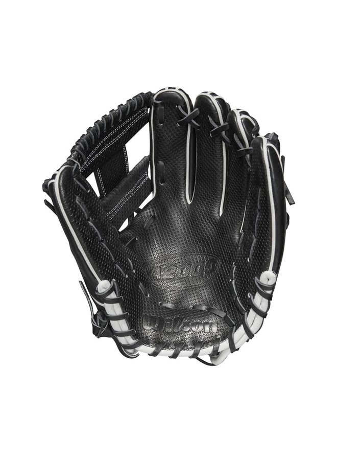 WILSON A2000 SPIN CONTROL 1786 (IF) BLACK-WHITE-YELLOW 11.5"