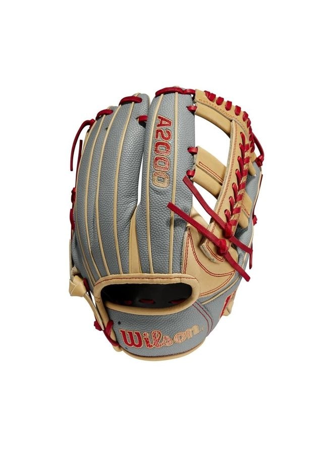 2023 WILSON A2000 SUPERSKIN 1785 (IF) BLONDE-GREY SS-RED 11.75"