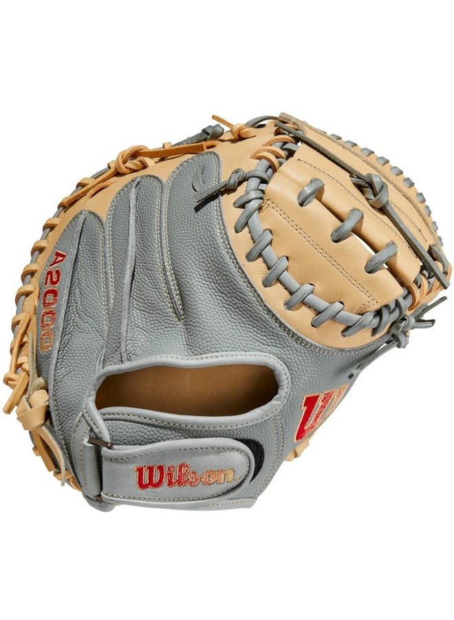 2023 WILSON A2000 PEDROIA FIT PF33 (C) CM33" BLONDE-GREYSS-RED