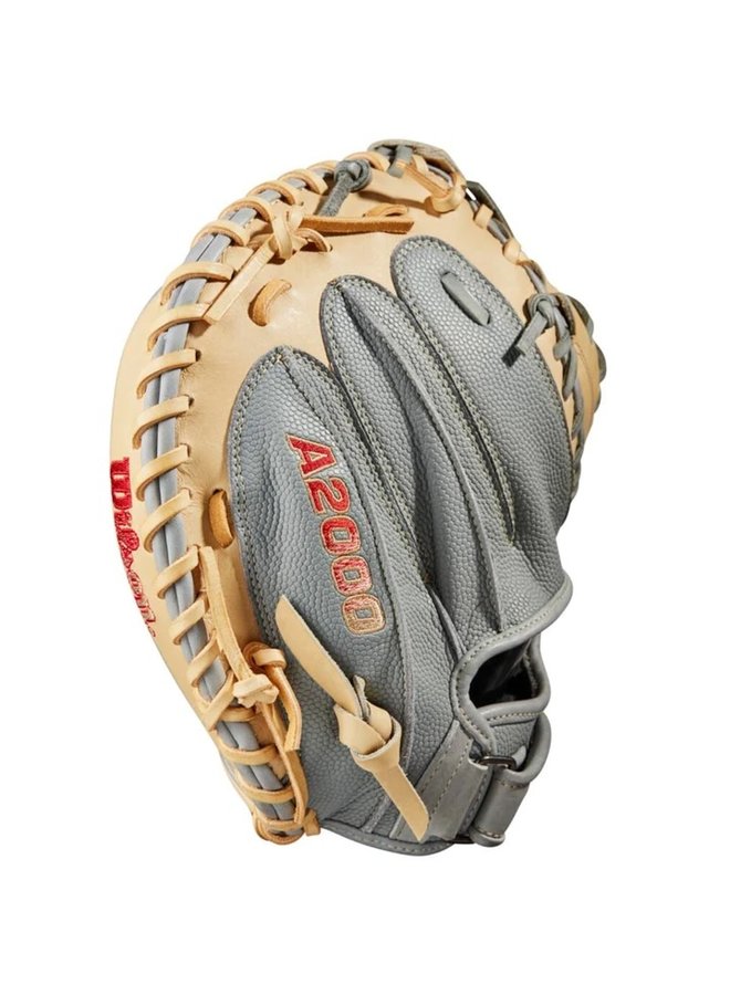 2023 WILSON A2000 PEDROIA FIT PF33 (C) CM33" BLONDE-GREYSS-RED