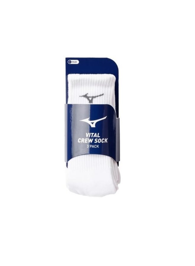 MIZUNO VITAL CREW SOCK 3-PACK