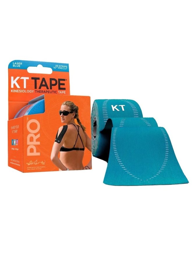 Kinesiology Pro Tape Strips (20 Pre-cut Roll, 10 x 2, Flex Stretch) for  Medical / Sports / Athletic / Kinetic Ktape Muscle Brace / Physical Therapy  Rock it Sport K! (20 Count