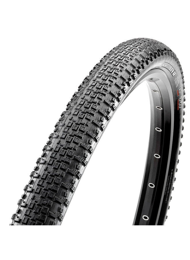 Maxxis, Rambler, Tire, 650x47B, Folding, Tubeless Ready, Dual, EXO, 120TPI, Black