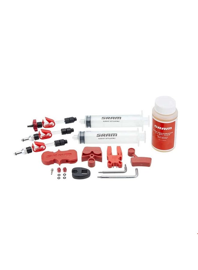 SRAM, Standard Bleed Kit w/ DOT 5.1 Fluid includes Bleeding Edge Tool