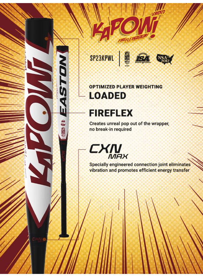 2023 EASTON COMIC KAPOW 12.75 SOFTBALL BAT