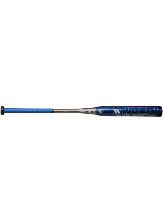 2023 WORTH EST SUPERCELL ALLOY BLUE 14" SLOWPITCH BAT USSSA