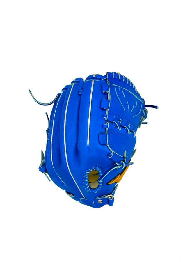 MIZUNO PRO BLUE MONSTER LTD BALL GLOVE MADE IN HAGA JAPAN BLUE 12" RHT