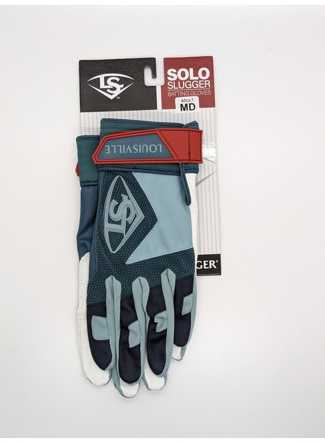 LOUISVILLE SLUGGER SOLO BATTING GLOVE AD