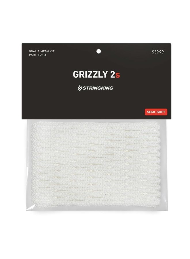 Stringking Grizzly 2S - Grizzly 2S, Mesh Kit, White