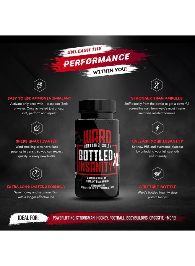 WARD BOTTLED INSANITY SMELLING SALTS 32G