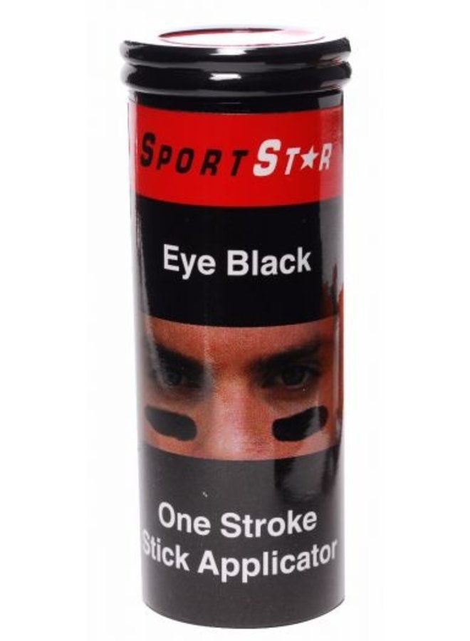 SPORTSTAR EYE BLACK SINGLE STROKE APPLICATOR BLACK