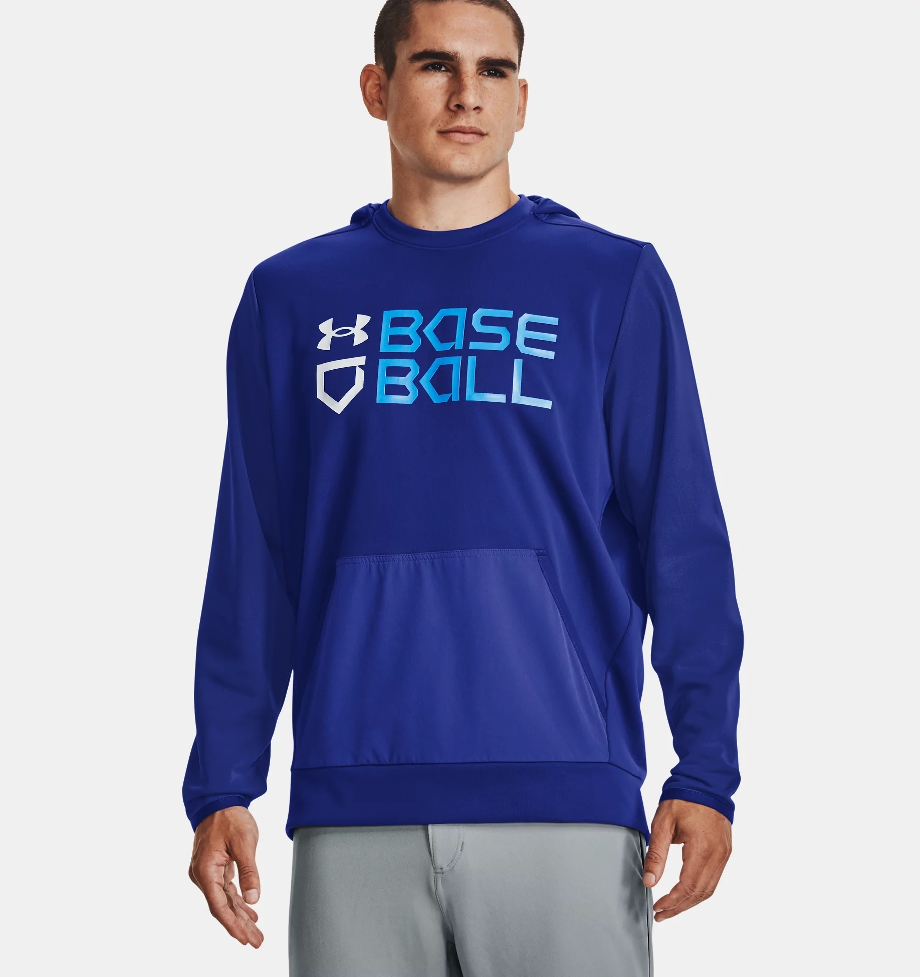 UNDER ARMOUR MENS BASEBALL GRAPHIC HOODIE