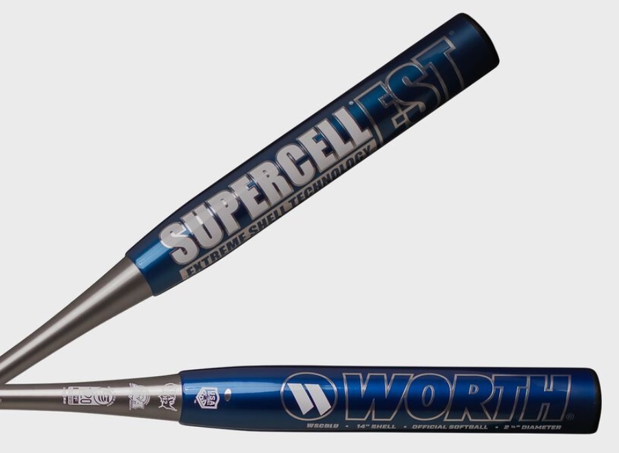 Worth Softball Bat Supercell EST Cryogenic + C405 34 27 oz