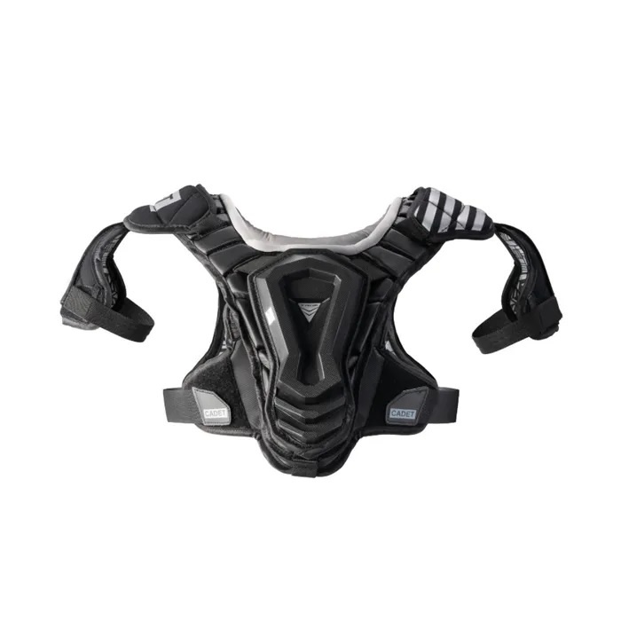 TRUE CADET LACROSSE SHOULDER PAD BLACK YOUTH SM Sportwheels Sports Excellence