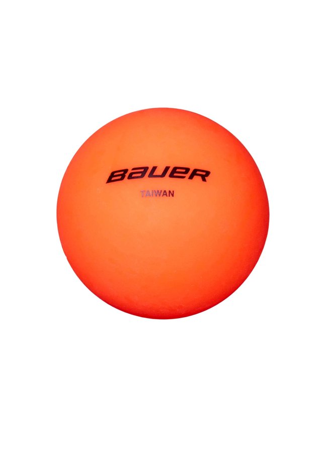 BAUER WARM ORANGE HOCKEY BALL