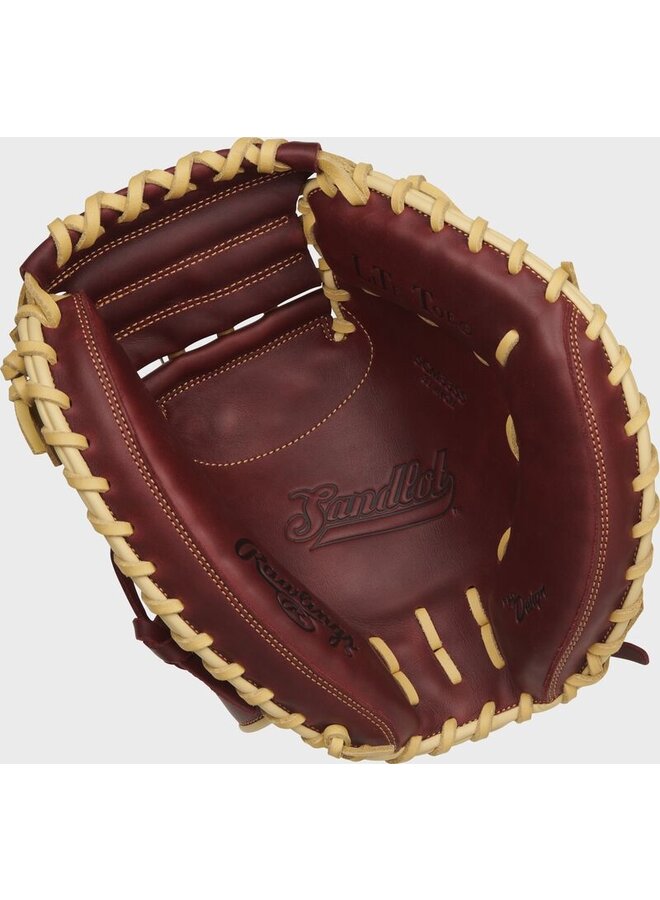 RAWLINGS SANDLOT SERIES BALL GLOVE CATCHER MITT SCM33SS 33 RHT