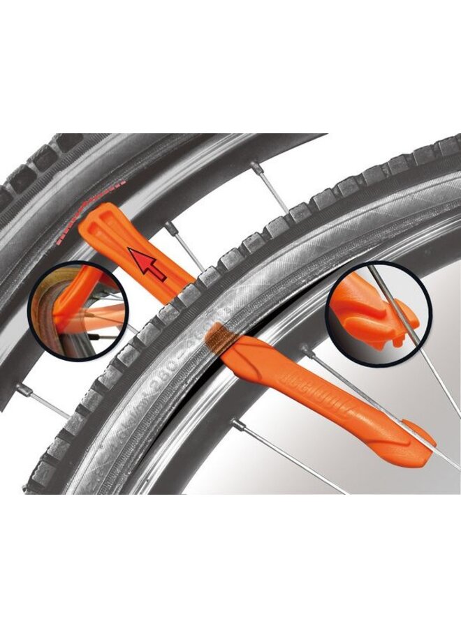 IceToolz Plastic Tire Levers, 3 levers