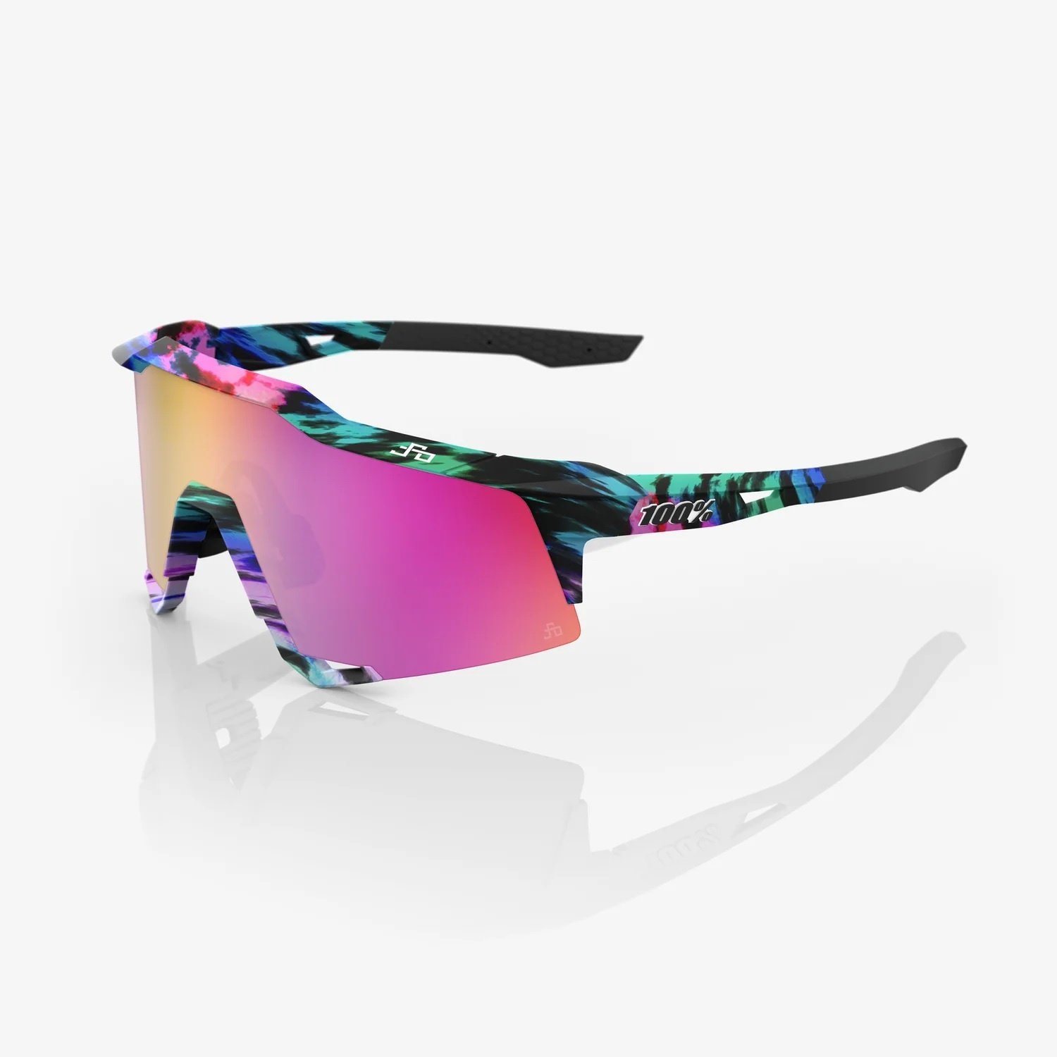 100% Speedcraft Sunglasses, Peter Sagan Limited Edition, Tie-Dye - Purple  Multilayer Mirror Lens