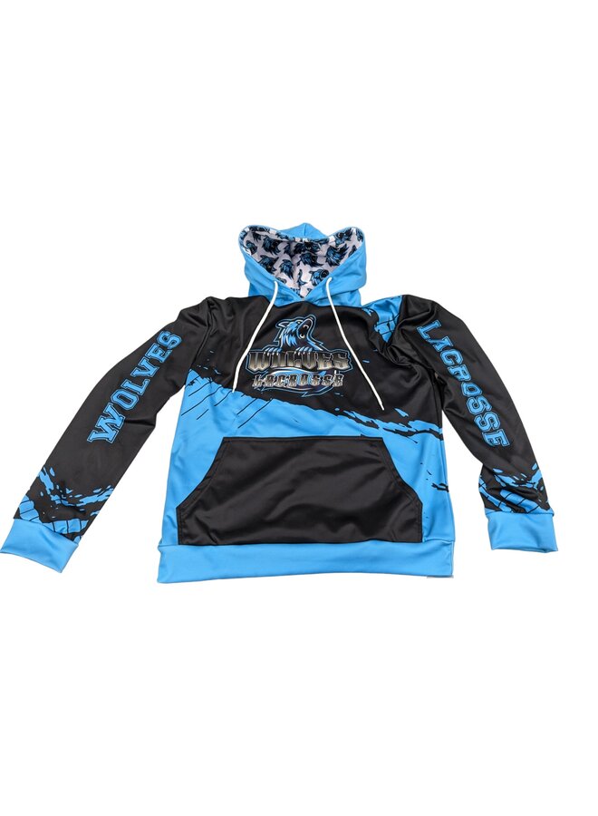 WOLVES LAX SUBLIMATED HOODIE