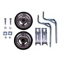 EVO, Training Wheels, Training Wheels, 12'' to 20'', Silver, Pair
