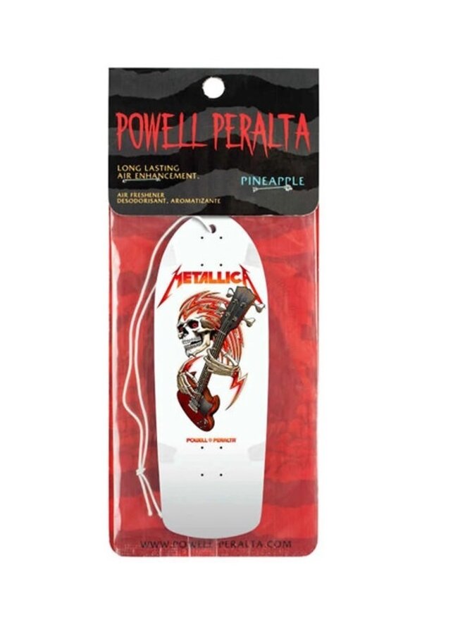 Powell Peralta Metallica Air Freshener - White