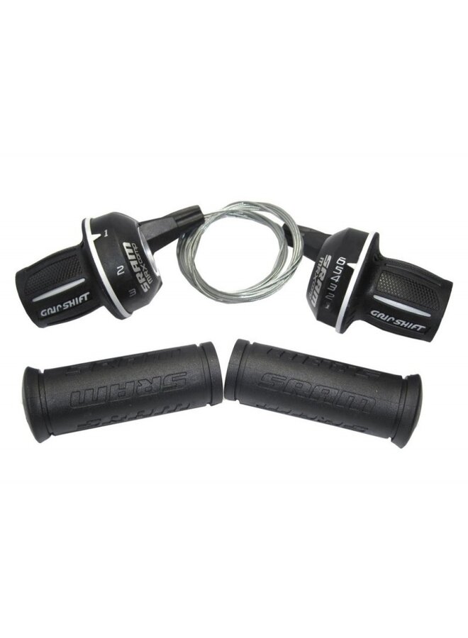 SRAM, MRX Comp, Gripshift shifter Pair, 6sp