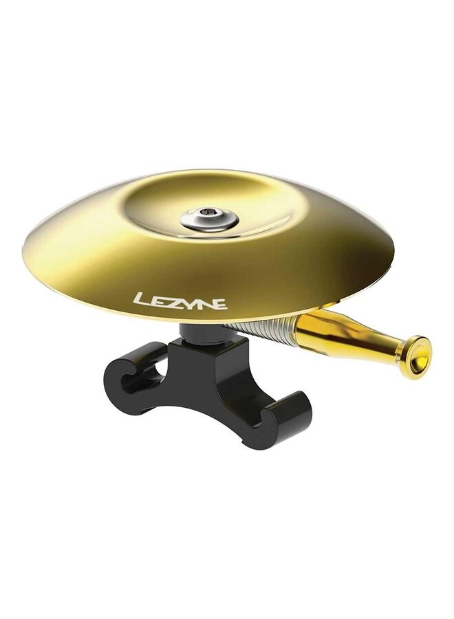 Lezyne, Classic Shallow Brass, Bell, Brass/Black, Unit