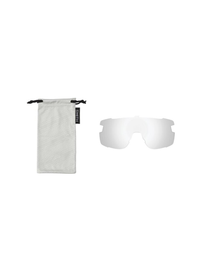 Smith Glasses Wildcat Matte Black ChromaPop Red Mirror/Clear