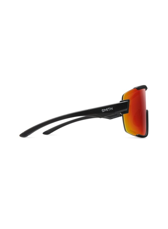 Smith Glasses Wildcat Matte Black ChromaPop Red Mirror/Clear