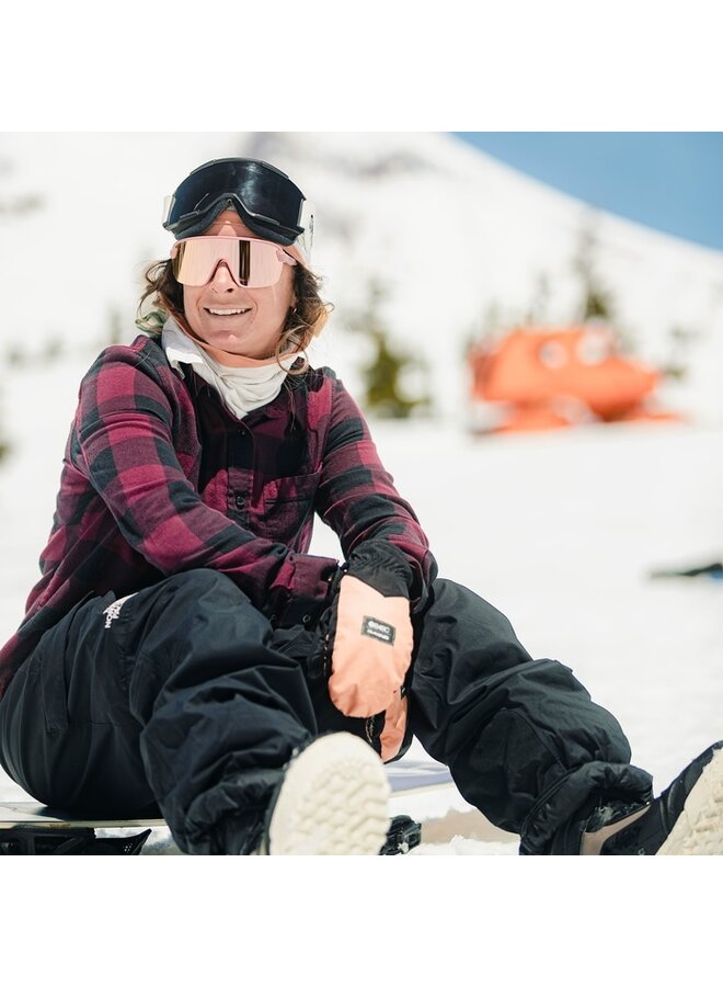 Smith Glasses Bobcat B4BC Chalk Rose ChromaPop Rose Gold Mirror/Clear