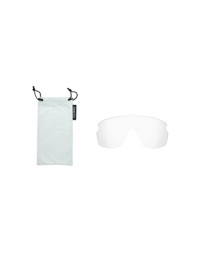 Smith Glasses Bobcat Matte Black Marble ChromaPop Violet Mirror/Clear