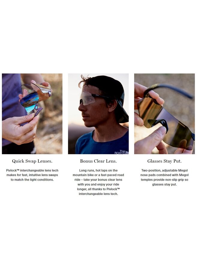 Smith Glasses Vert Matte Amethyst ChromaPop Opal Mirror/Clear