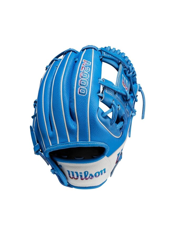 2024 WILSON A2000 PEDROIA FIT DP15 LOVE THE MOMENT 11.5" GLOVE SKY BLUE/WHITE