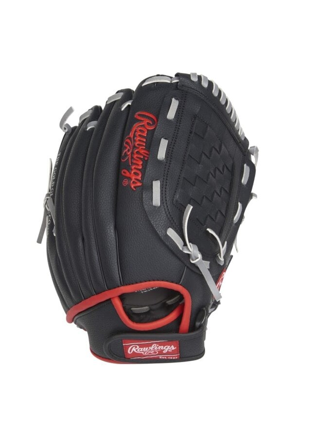 2024 RAWLINGS PLAYERS SERIES BASEBALL GLOVE YOUTH 12" BLACK/DARKSHADOW RHT