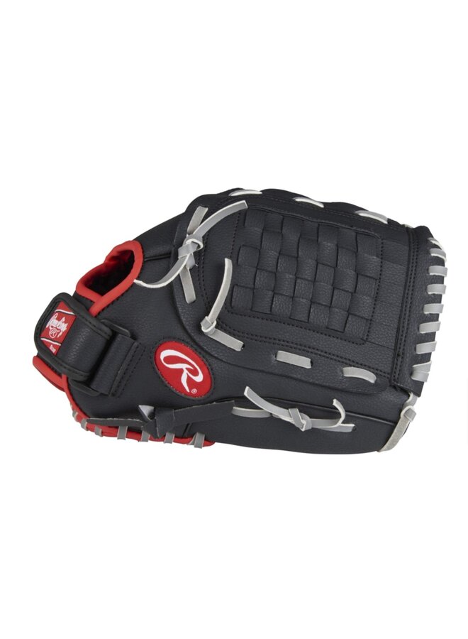 2024 RAWLINGS PLAYERS SERIES BASEBALL GLOVE YOUTH 12" BLACK/DARKSHADOW RHT