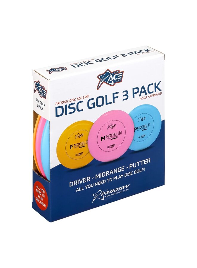 Ace Line Disc Golf 3 Pack - 150 - 159 g