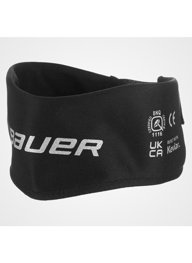 BAUER S22 NLP21 PREMIUM NECKGUARD COLLAR YTH BLACK