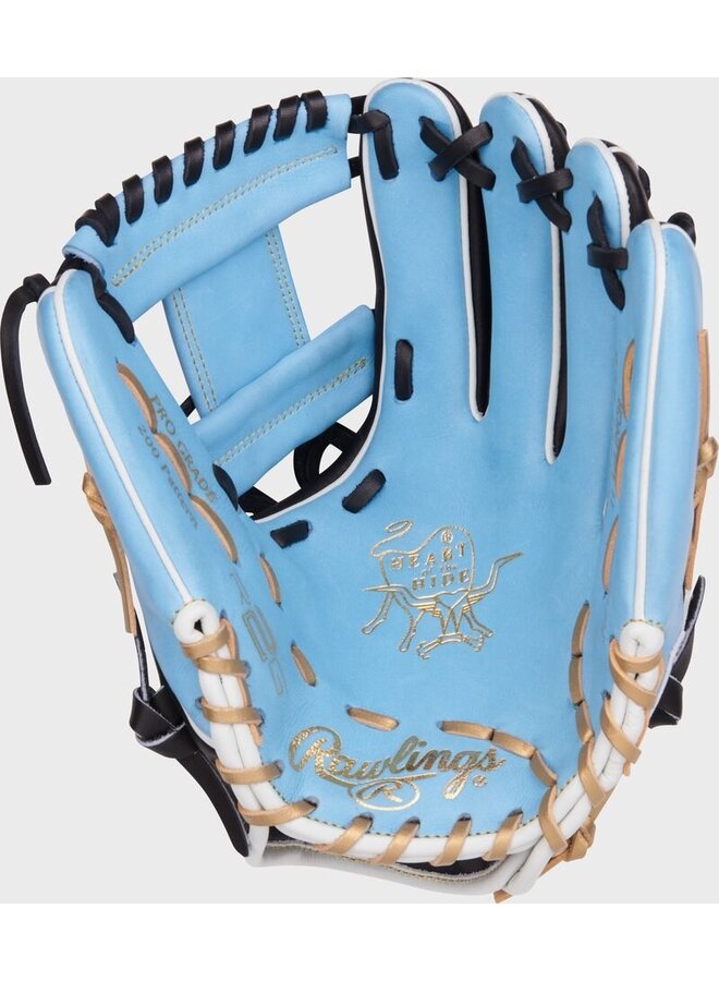 2024 RAWLINGS HOH R2G SERIES BASEBALL GLOVE 11 3/4" RHT BLACK / CAROLINA BLUE