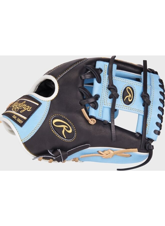 2024 RAWLINGS HOH R2G SERIES BASEBALL GLOVE 11 3/4" RHT BLACK / CAROLINA BLUE