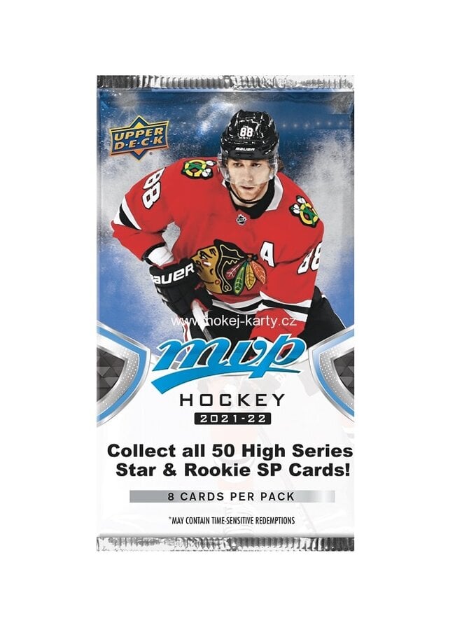 2021-22 Upper Deck MVP Hockey Cards (per pack)