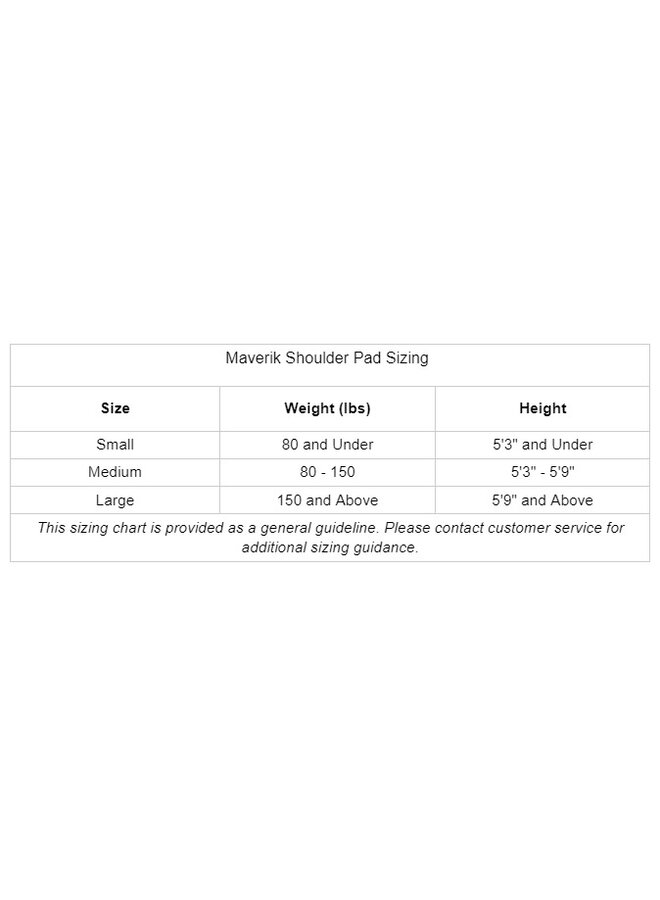 MAVERIK SHIFT EKG SHOULDER PAD