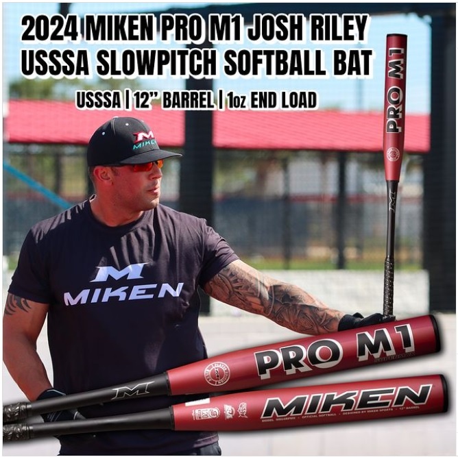 2024 MIKEN PRO M1 JOSH RILEY 12" USSSA SOFTBALL BAT Sportwheels