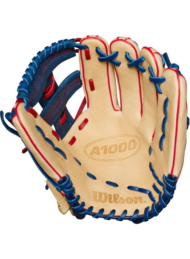 WILSON A1000 1912 12" BLONDE/NAVY RHT