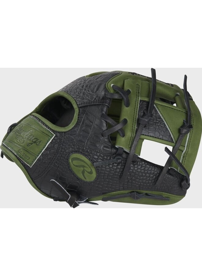 2024 Rawlings HOH Color Sync 8 11.5" Infield Baseball Glove Green/Black RHT