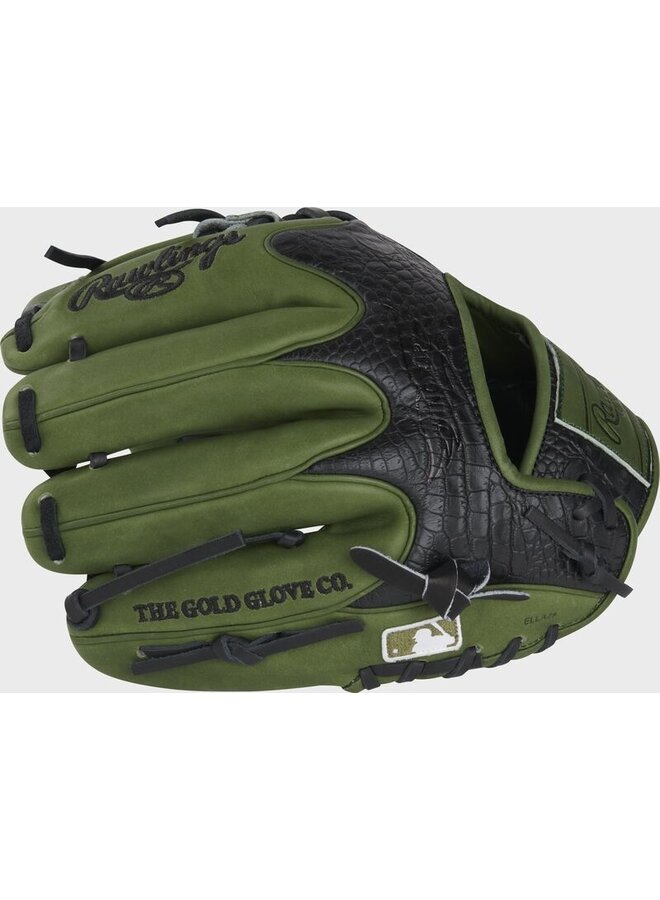2024 Rawlings HOH Color Sync 8 11.5" Infield Baseball Glove Green/Black RHT