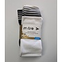 MITRE 2 PACK SOCK BLACK & WHITE AD