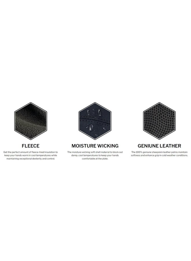 LIZARD SKINS COLD WEATHER GLOVES BLACK