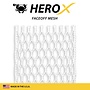 ECD HEROMESH X FACEOFF LACROSSE MESH WHITE